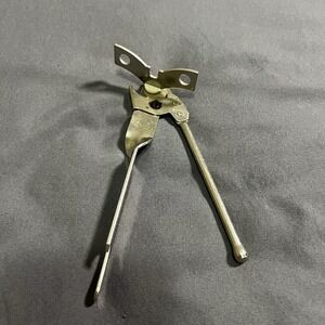 Vintage EKCO 885 Metal Miracle Can Opener Bottle Manual Handheld Utensil USA